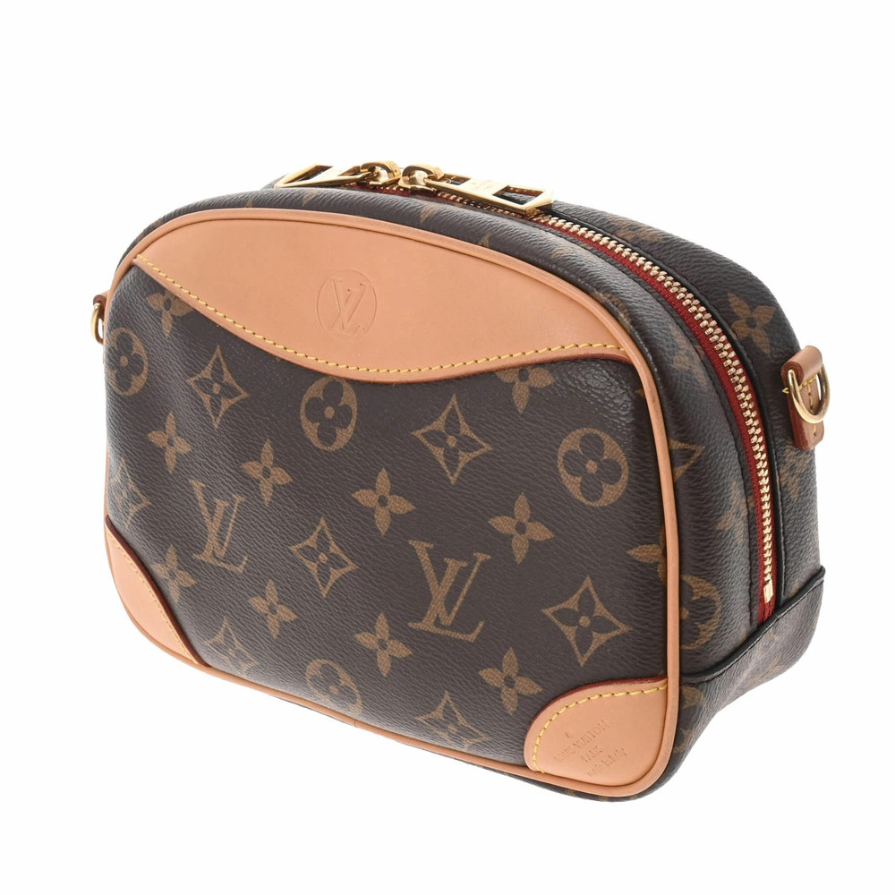 LOUIS VUITTON Monogram Deauville Brown Canvas Shoulder Bag - Picture 2 of 11